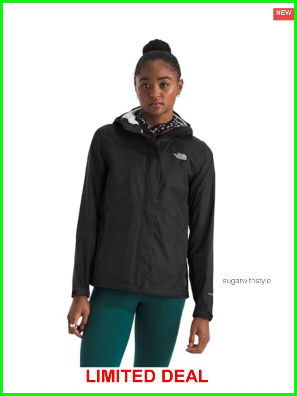 Waterproof Hooded Rain Jacket DryVent 2.5L Windproof Breathable